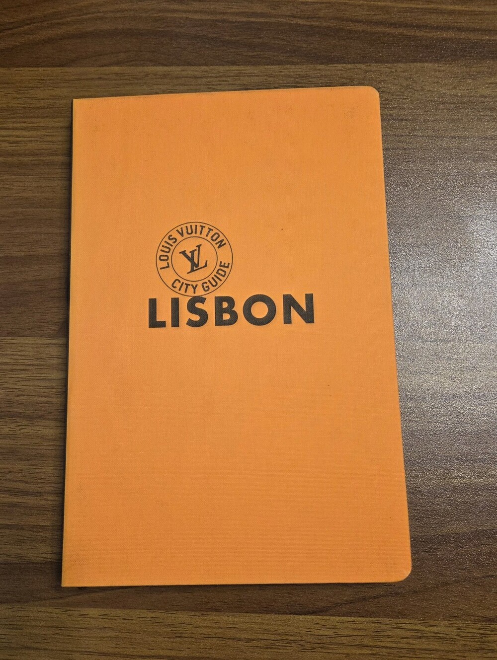 Authentic Louis Vuitton City Guide Lisbon 2020 Travel Book Hardcover Orange